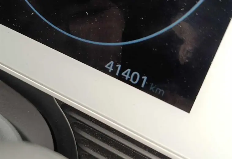 fotografie z kontroly originality vykonanej 8.8.2025 na Bratislavskom pracovisku zobrazujúce opravený Ioniq 5 s nájazdom 41 401 km
